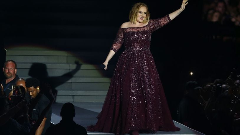 PERTH, AUSTRALIA - FEBRUARY 28: Adele performs at Domain Stadium on February 28, 2017 in Perth, Australia. (Photo by Paul Kane/Getty Images)