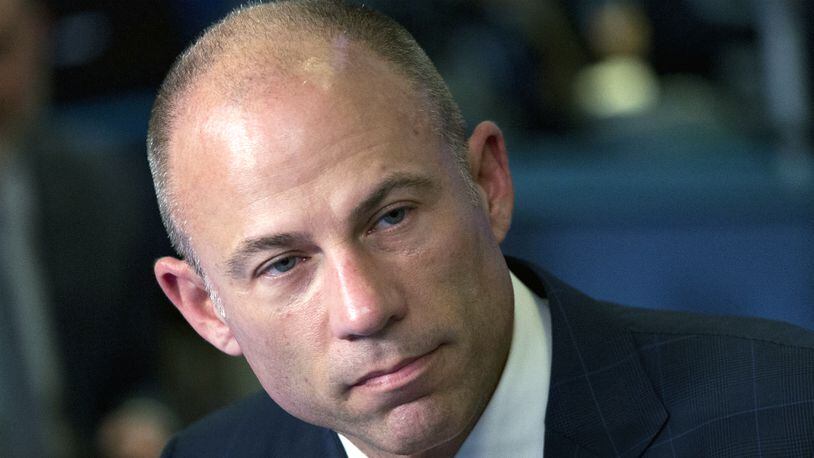 In this Thursday, May 10, 2018 file photo Michael Avenatti, is interviewed in New York.