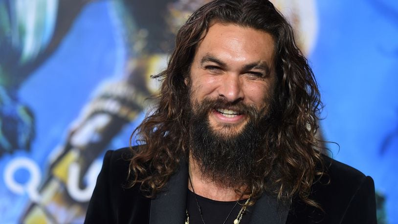 Jason Momoa arrives at the premiere of "Aquaman" at TCL Chinese Theatre on Wednesday, Dec. 12, 2018, in Los Angeles.