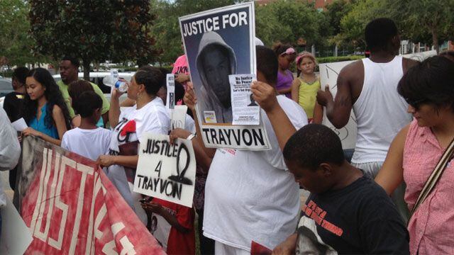Zimmerman trial protesters