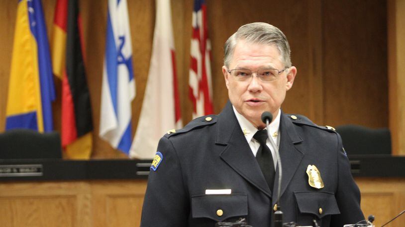 Dayton police Chief Richard Biehl. CORNELIUS FROLIK / STAFF FILE