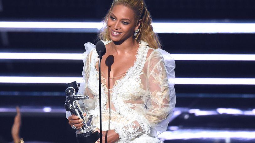 Beyonce accepts the award for Video of the Year for “Lemonade” at the MTV Video Music Awards at Madison Square Garden on Sunday, Aug. 28, 2016, in New York. (Photo by Charles Sykes/Invision/AP)