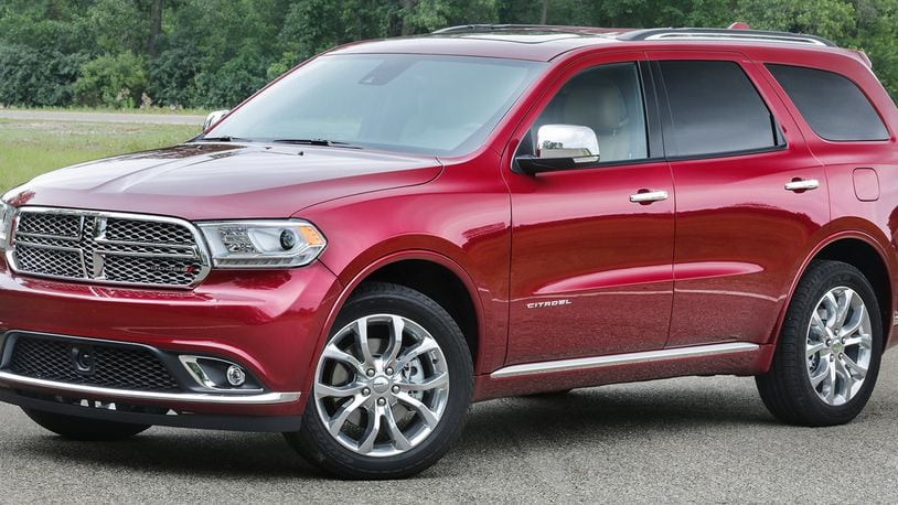 The 2017 Dodge Durango s standard eight-speed automatic transmission is paired with either the 3.6-liter Pentastar V-6 engine rated at 290 horsepower and 260 lbs.-ft. of torque, delivering up to 26 mpg and best-in-class towing capability of 6,200 pounds, or the 5.7-liter HEMI V-8 engine that produces a best-in-class 360 hp and 390 lbs.-ft. of torque and class-leading towing capability of 7,400 pounds. Dodge photo