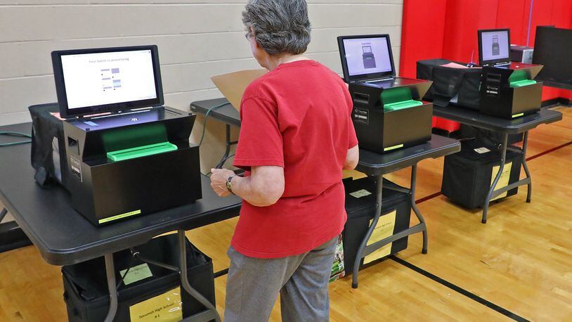 Voters who haven’t cast a ballot in an election in six years may be removed from the voter rolls under a mandate from the Ohio Secretary of State’s office. BILL LACKEY/STAFF