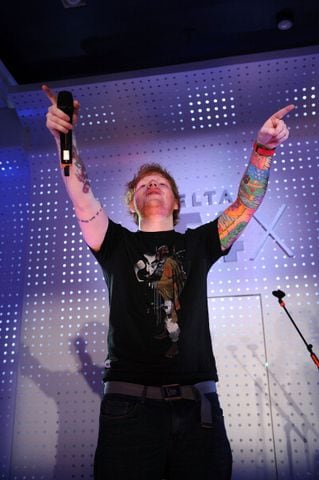 Ed Sheeran Joins Delta Air Lines For Live Concert Celebrating JFK Terminal 4 Opening