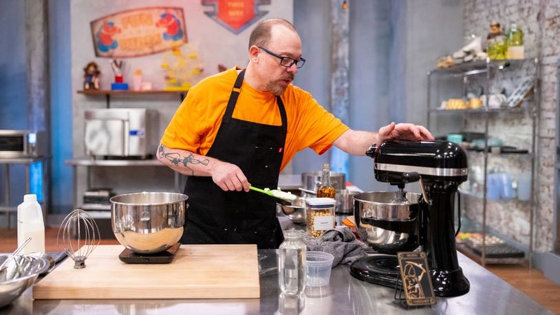 Chad Conklin, a Centerville resident who is a culinary instructor at Marshall High School in Middletown, was a contestant on Food Network’s “Halloween Baking Championship.”