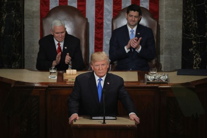 Photos: Donald Trump’s State of the Union Address 2018