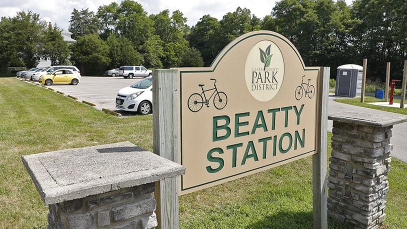 The Beatty Station Trailhead will be hosting its grand re-opening this weekend. BILL LACKEY/STAFF