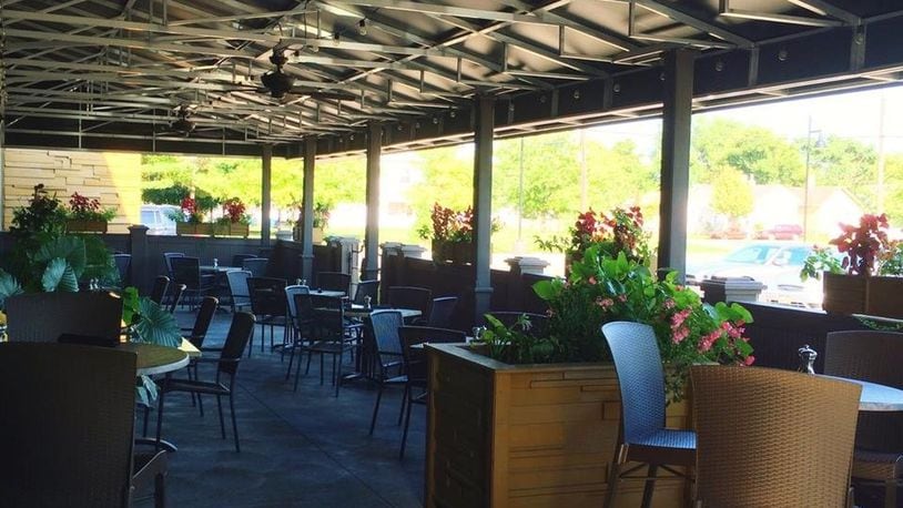 The patio at Coco’s Bistro in downtown Dayton is among many notable outdoor spots across the region. CONTRIBUTED