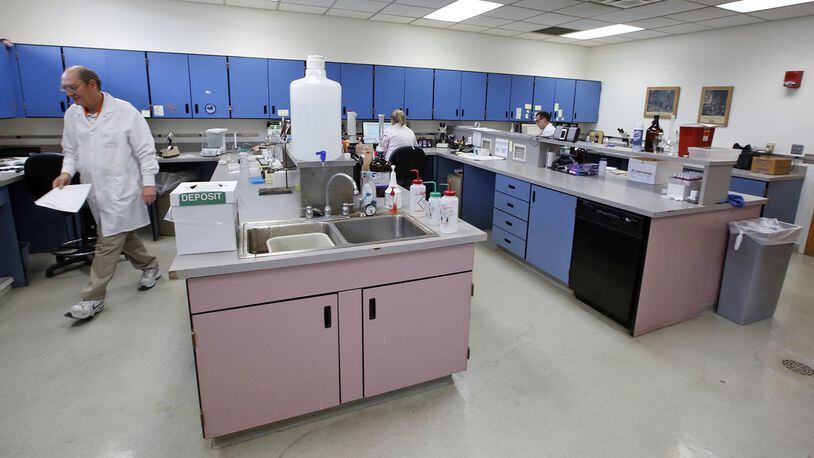 The Miami Valley Regional Crime Lab is shown in this file photo. TY GREENLEES / STAFF