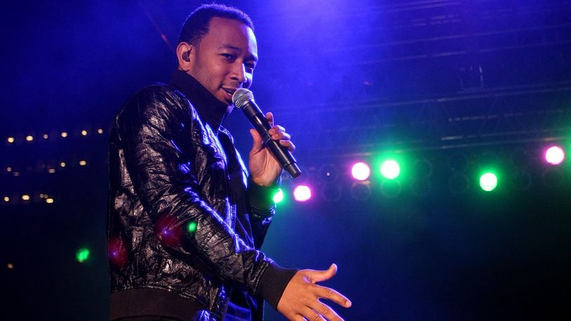 E.L. Hubbard photography
John Legend performs during the Downtown Dayton Revival Saturday, Sept. 8, 2012.