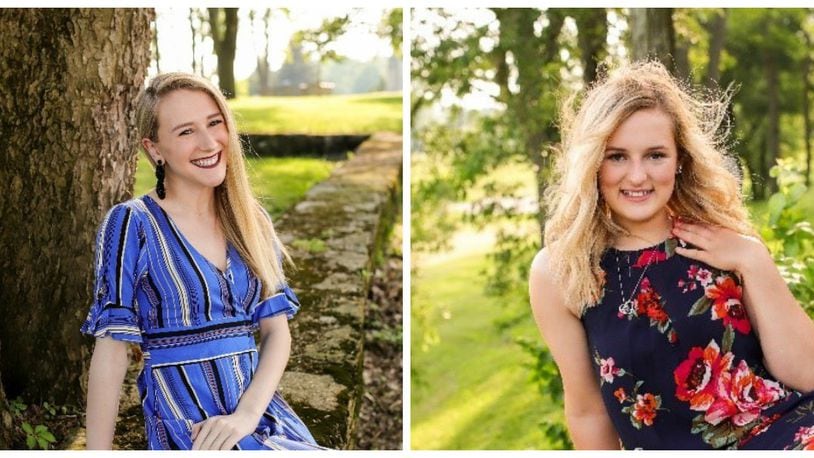 Teryna Ferrell, 18 of Global Impact STEM Academy, and Victoria Johnson, 17, of Northeastern High School are competing for Clark County Fair Queen. (Courtesy: Megan Williams/M&M Creative Images)