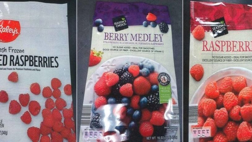 Wawona Frozen Foods has recalled several types of frozen raspberries and berry mixes.