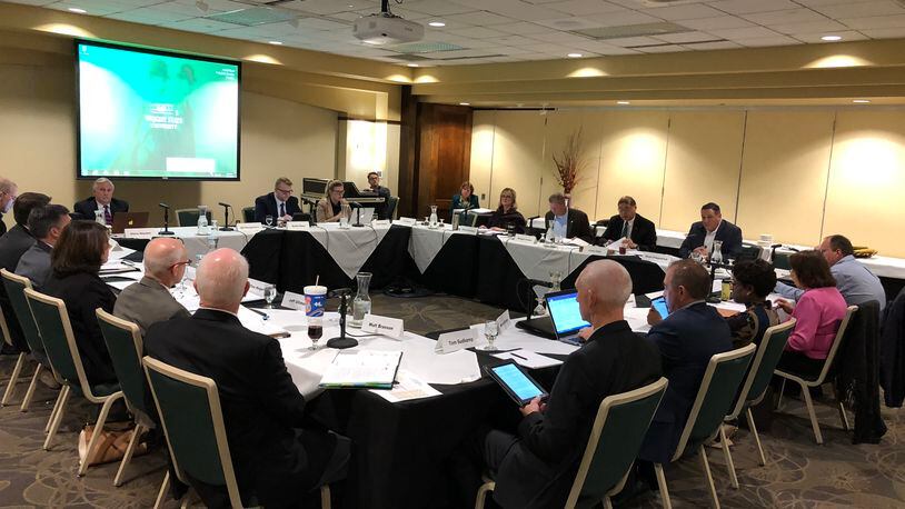 Wright State’s board of trustees met in committees on Friday.