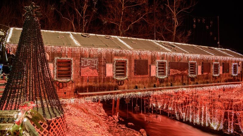 The Legendary Lights of Clifton Mill placed second in the USA Today ‘Best Public Holiday Lights Display of 2020.’ TOM GILLIAM / CONTRIBUTING PHOTOGRAPHER