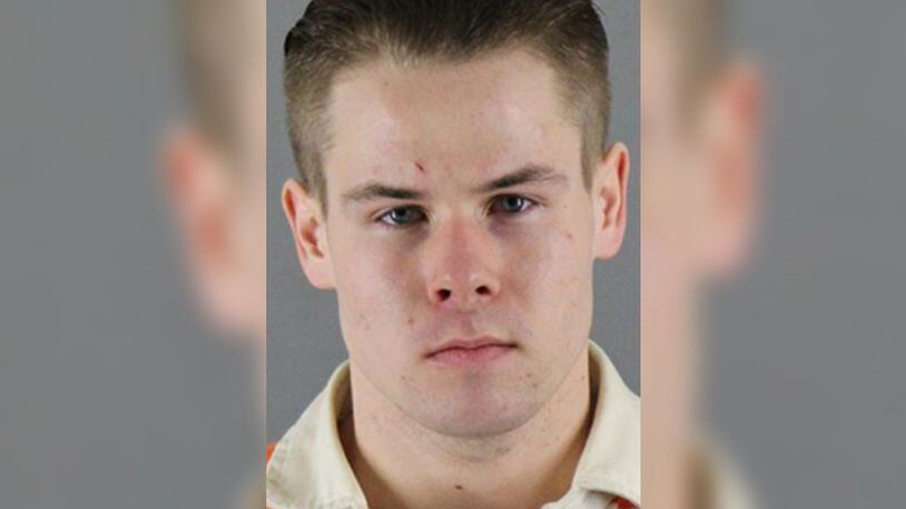 Gavin Hutson is accused of punching two community college instructors in Minnesota.