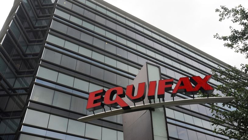 FILE - This July 21, 2012, file photo shows Equifax Inc., offices in Atlanta. Equifax has taken down one of its web pages after reports that another part of its website had been hacked as well. The news comes as Equifax continues to deal with the aftermath of hackers breaking into its system earlier in 2017 which allowed the personal information of 145.5 million Americans to be accessed or stolen. (AP Photo/Mike Stewart, File)