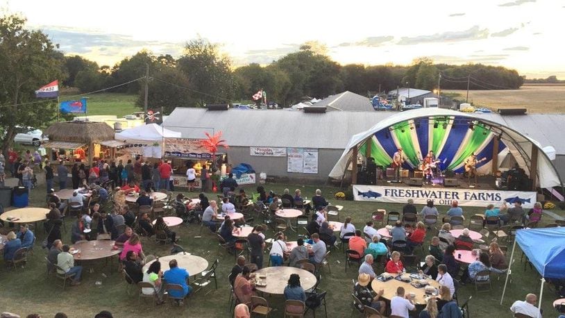 The Ohio Fish & Shrimp Festival will return bigger than ever with three consecutive Saturdays of seafood and other food, live music and activities at Freshwater Farms of Ohio in Urbana.