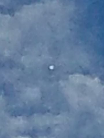 Photos of bright white dot in sky
