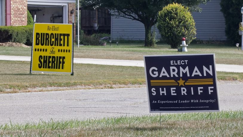 The race for Clark County Sheriff is heating up. BILL LACKEY/STAFF