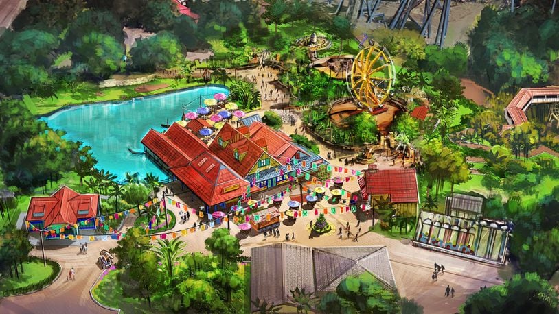 Adventure Port is a new area of Kings Island that will debut in 2023 and is located between Coney Mall and Action Zone. “ CONTRIBUTED/KINGS ISLAND