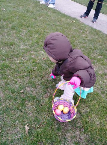 Miami Valley viewers enjoy spoils of area Easter egg hunts (User submitted photo).