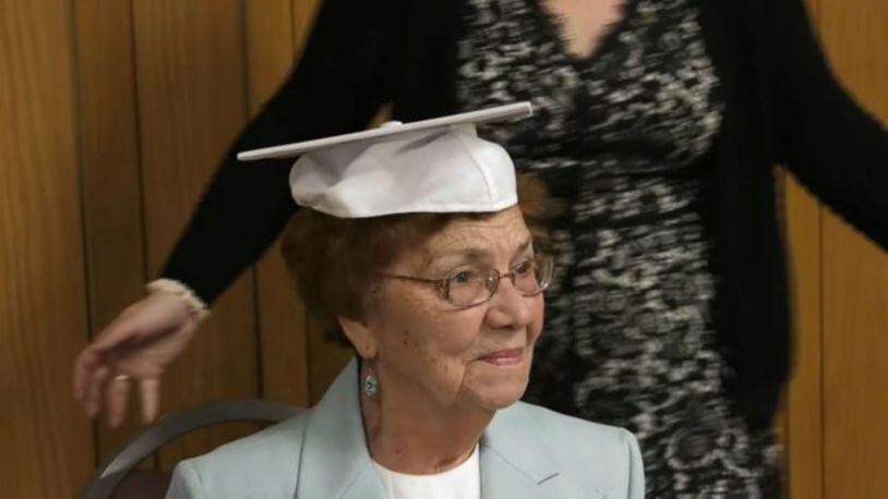 Ethel Safo, 96, received her high school diploma Sunday. (Photo: WPXI.com)