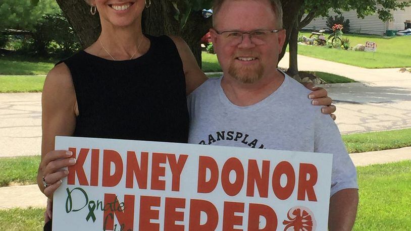 Meg Kleman donated a kidney to Tim Gentile on Jan. 29, 2018.