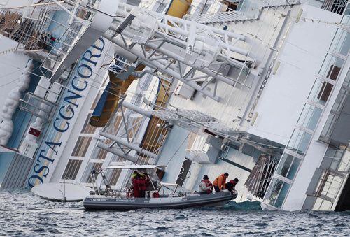 Luxury cruise ship capsizes in Italy