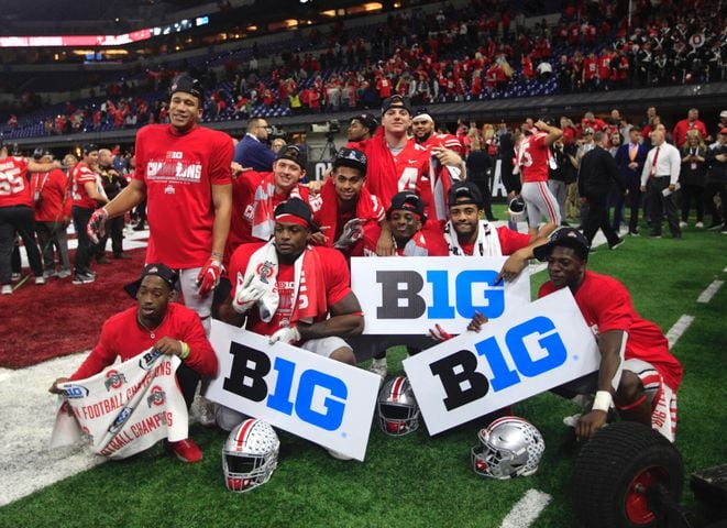 Photos: Ohio State Buckeyes celebrate Big Ten Championship