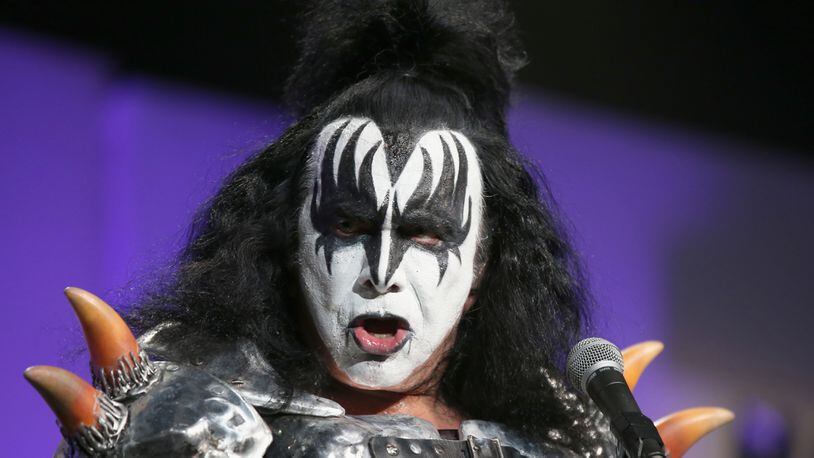 Musician Gene Simmons of KISS (Photo by Joe Scarnici/Getty Images for Race To Erase MS)