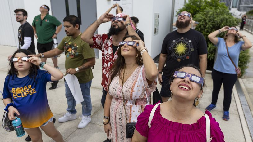 Almost all local school districts in Clark and Champaign counties will close later this year on April 8 as a full solar eclipse is excepted to be seen in Ohio. (Matias J. Ocner/Miami Herald via AP)