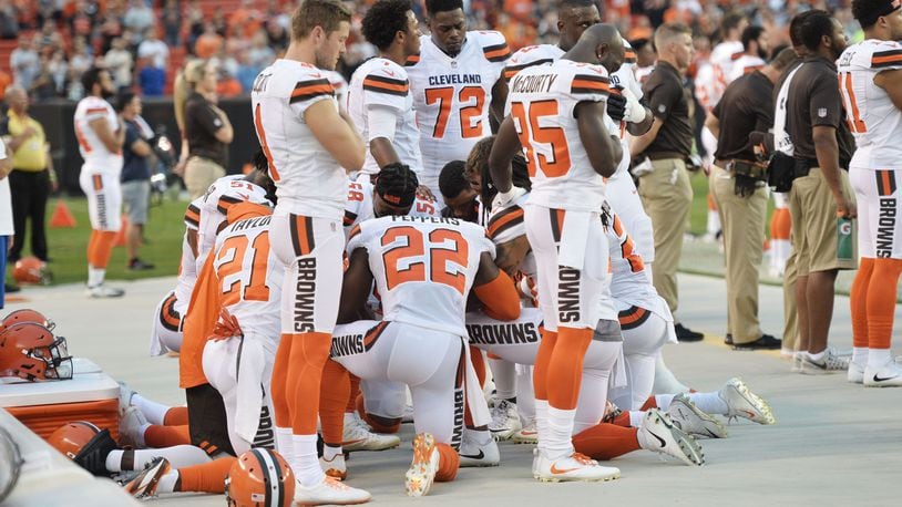 Former NFL running back Clem Daniels says the Cleveland Browns and other players around the league need to move beyond protesting during the national anthem.