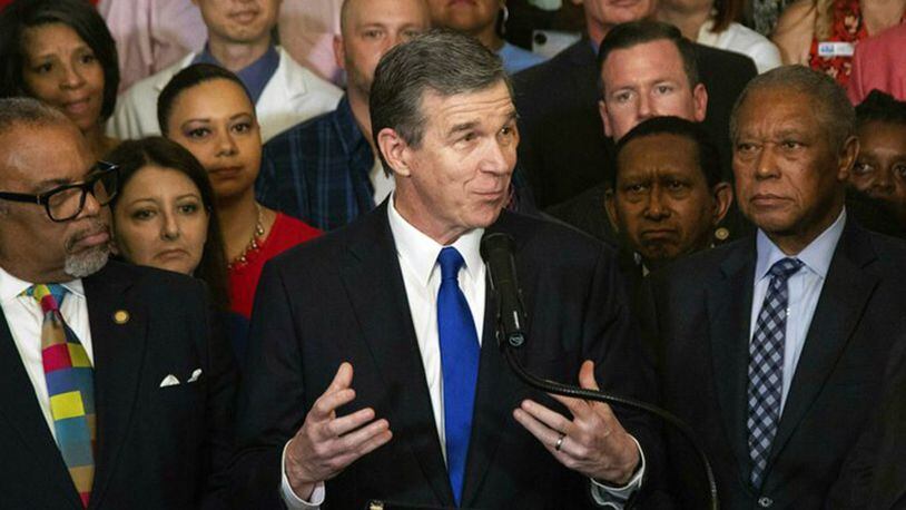 North Carolina Gov. Roy Cooper signed dozens of bills into law Monday, including the Death by Distribution act.