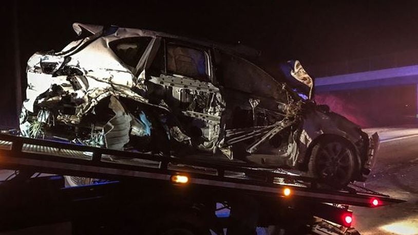 Ohio State Highway Patrol troopers arrested a man after a crash Tuesday night. Staff photo