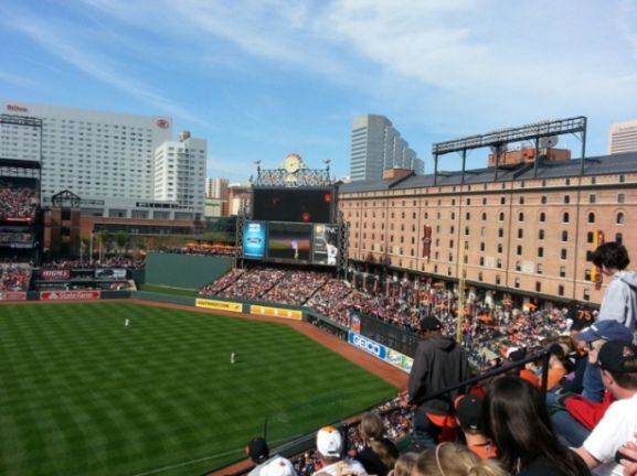 2. Oriole Park at Camden Yards, Baltimore, Maryland