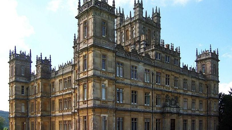 The 5,000-acre Highclere Castle is located in Hampshire, England, and is the location for the 'Downton Abbey' TV series and new movie.
