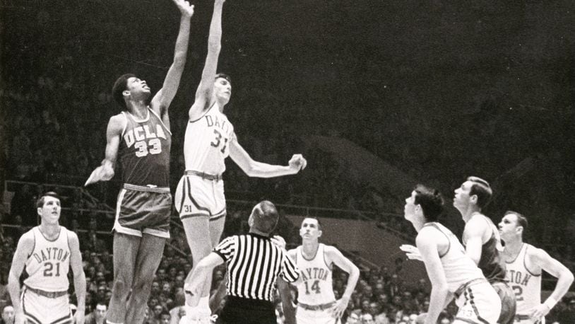 UD MBB Player Dan Obrovac; 1967 NCAA men’s basketball title game; UD vs. UCLA