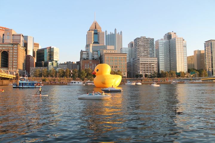 Rubber duck arrives in Pittsburgh