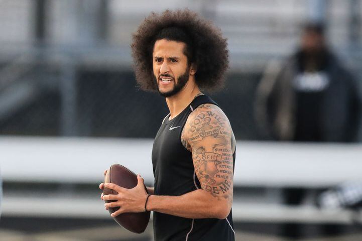 Photos: Colin Kaepernick works out for NFL scouts