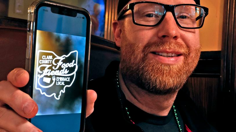 Ryan Ray, the founder of the Clark County Food Fiends Facebook page, is shown Friday, March 17, 2023. Food Fiends is celebrating its one-year anniversary after building more than 18,000 members. BILL LACKEY/STAFF