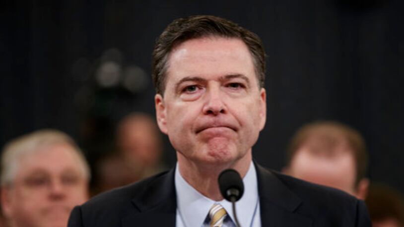 In this March 20, 2017 photo, FBI Director James Comey pauses as he testifies on Capitol Hill in Washington, before the House Intelligence Committee hearing on allegations of Russian interference in the 2016 U.S. presidential election.  Comeyâs appearance Thursday before the Senate intelligence committee is one of the most anticipated congressional hearings in years.  (AP Photo/J. Scott Applewhite)