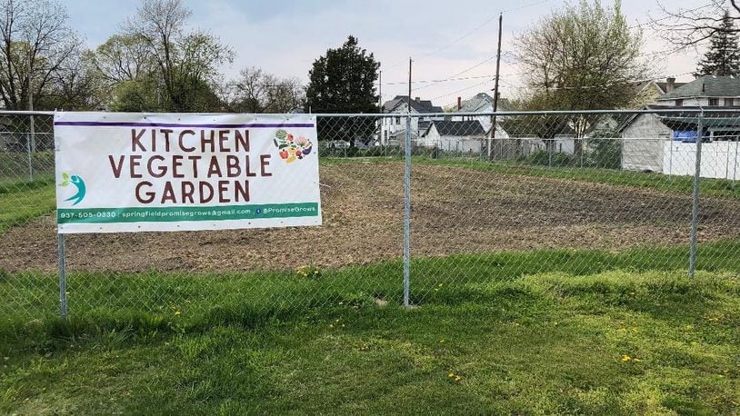 Springfield Promise Neighborhood's Visioning Garden on Linden Avenue is opening a new Kitchen Vegetable Garden this spring where community members can apply for one of 24 plots to grow vegetables. Photo by Brett Turner