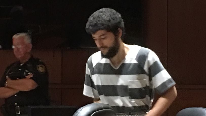 Mohammed Laghaoui in court.