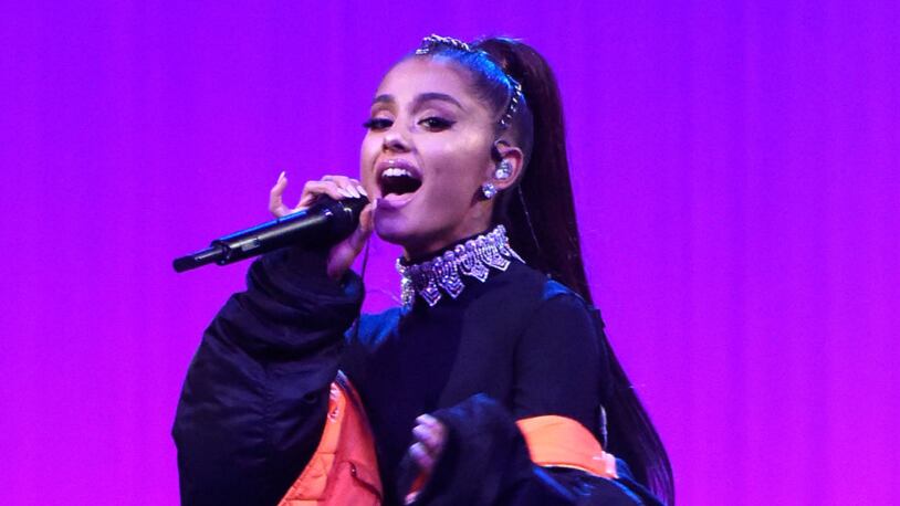 Ariana Grande performs during her New York Dangerous Woman Tour stop. The singer's management said performances have been suspended through June 5 following an explosion near Manchester Arena killed 22 and injured 64 others. (Photo by Kevin Mazur/Getty Images for Republic Records)