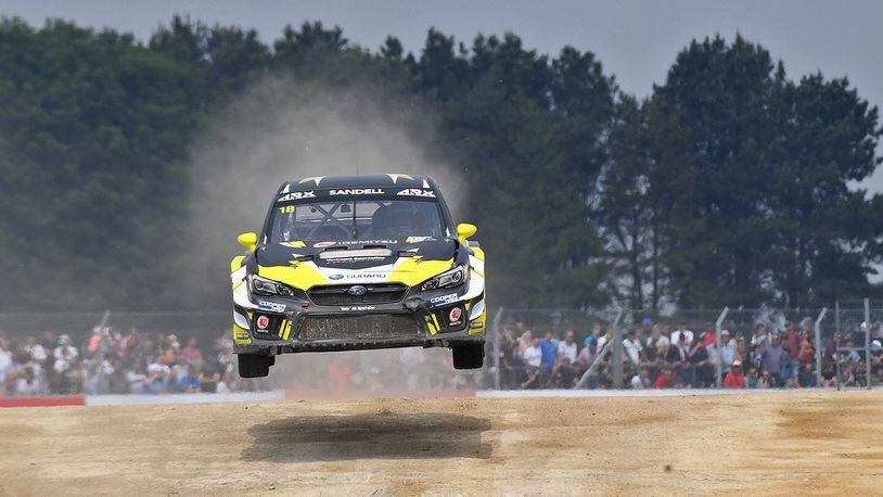Top Subaru rallycross performer No. 18 Patrik Sandell will visit Wagner Subaru, 5470 Intrastate Drive, Fairborn, July 28 from 9 a.m. to 4 p.m. Open to the public, the free event will include food for sale from local vendor Zombie Dogz, Subaru gear giveaways and affordable Subaru gear. Contributed photo