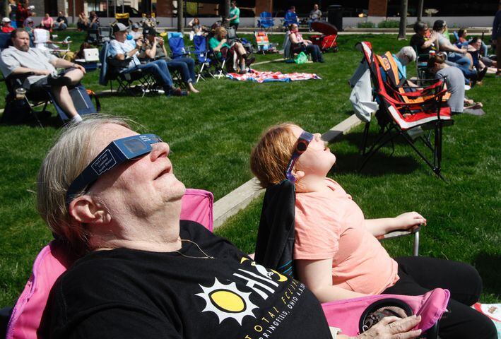 Eclipse viewing in Springfield