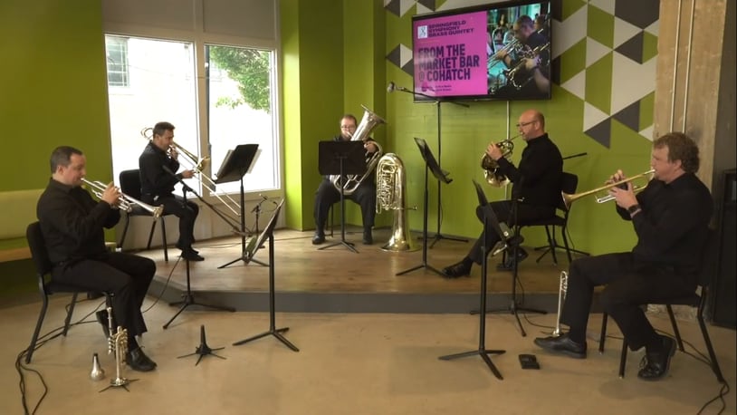 The Springfield Symphony Orchestra's Brass Quintet will be one of four acts to perform at this year's Lunch on the Lawn series at the Springfield Museum of Art beginning Friday, July 30. Contributed photo