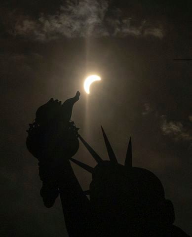 APTOPIX Total Solar Eclipse New York