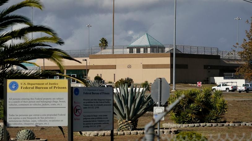 FILE - The Federal Correctional Institution stands in Dublin, Calif., Dec. 5, 2022. A former correctional officer at the federal California women's prison known for numerous misconduct allegations was sentenced to six years in prison for sexually abusing five inmates, federal officials announced Wednesday, March 27, 2024. (AP Photo/Jeff Chiu, File)